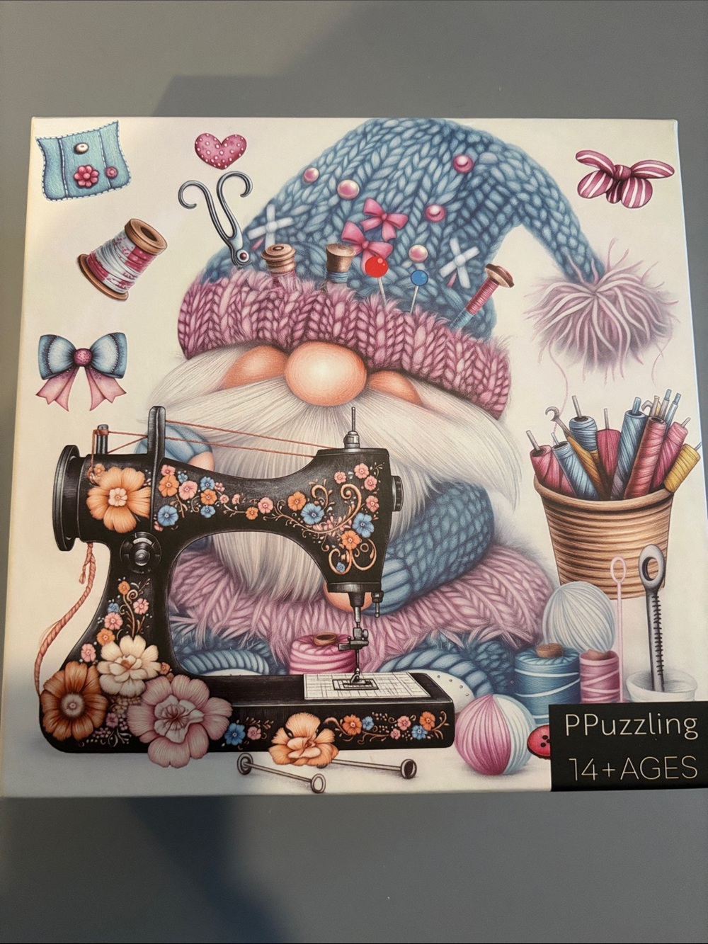 Needles and Gnomework 1000 piece jigsaw puzzle